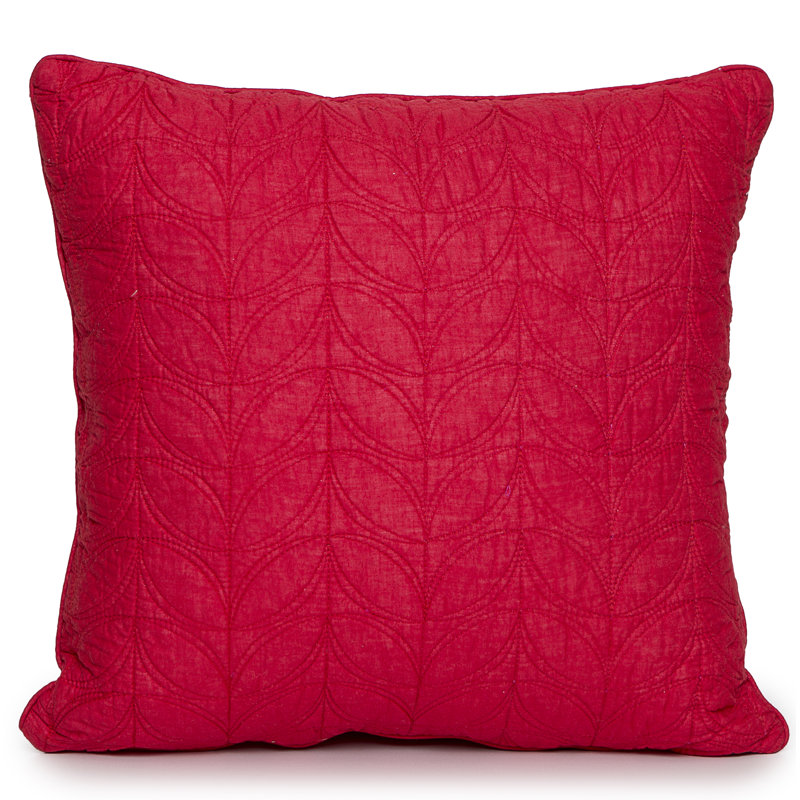 Coussin décoratif en coton, Rouge