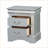Platinum 2-Drawer Traditional Nightstand for Bedroom-121784302