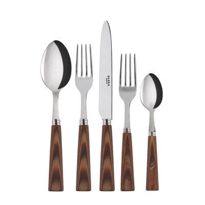 Nature 5 - Piece Stainless Steel Flatware Set - Service for 1
