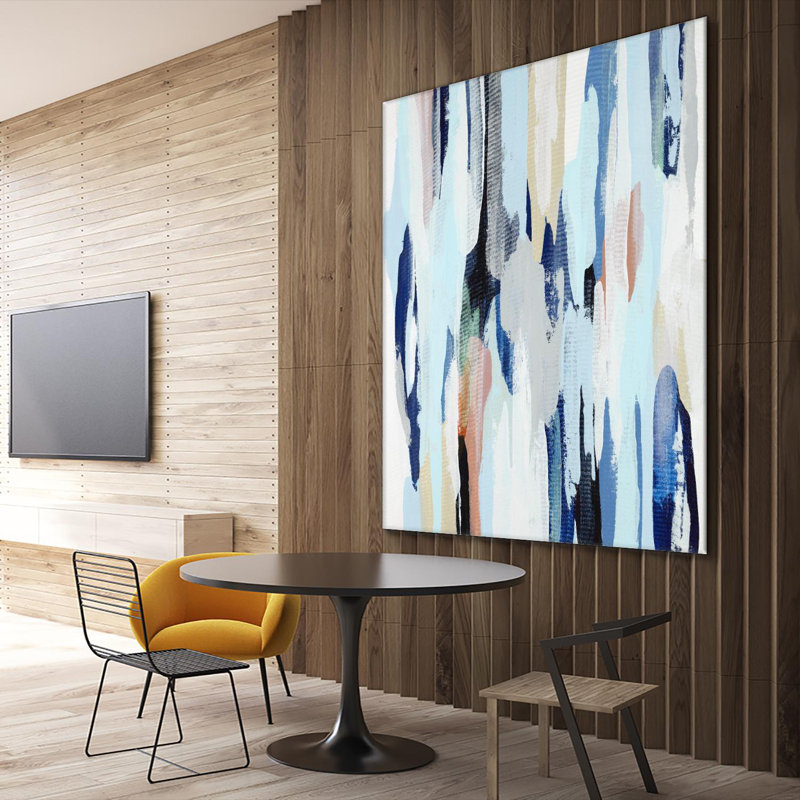 " Creating Coastal " by Daleno Art, 84" H x 84" W x 1.5" D
