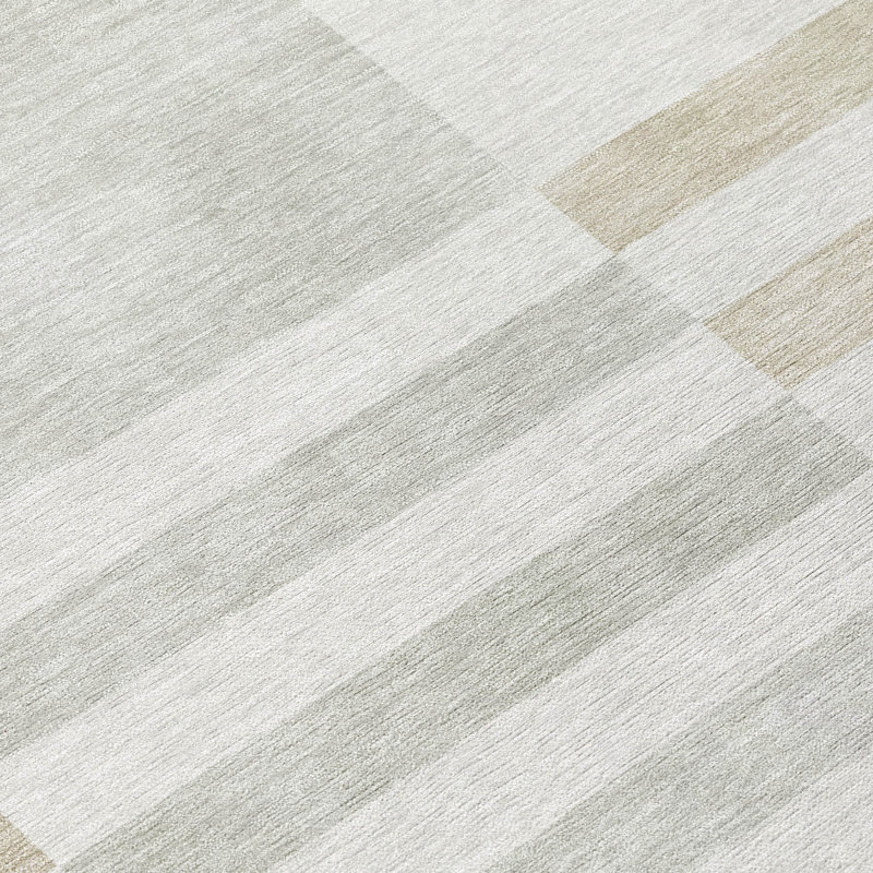 Machine Washable Indoor/Outdoor Amanda ACN2131 Geometric Rug, Rectangle 8' x 10'