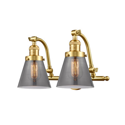 Cone 2 Light Bath Vanity Light