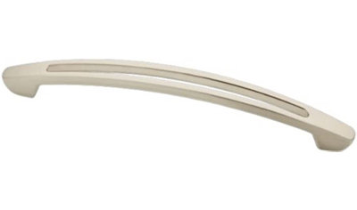 (5 Pack) (12-Pack) 5 inch Modern Cable Tribeca Pull Satin Nickel