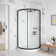 OVE Decors Breeze 35 in. Round Shower Kit w/ Clear, Base, Wall