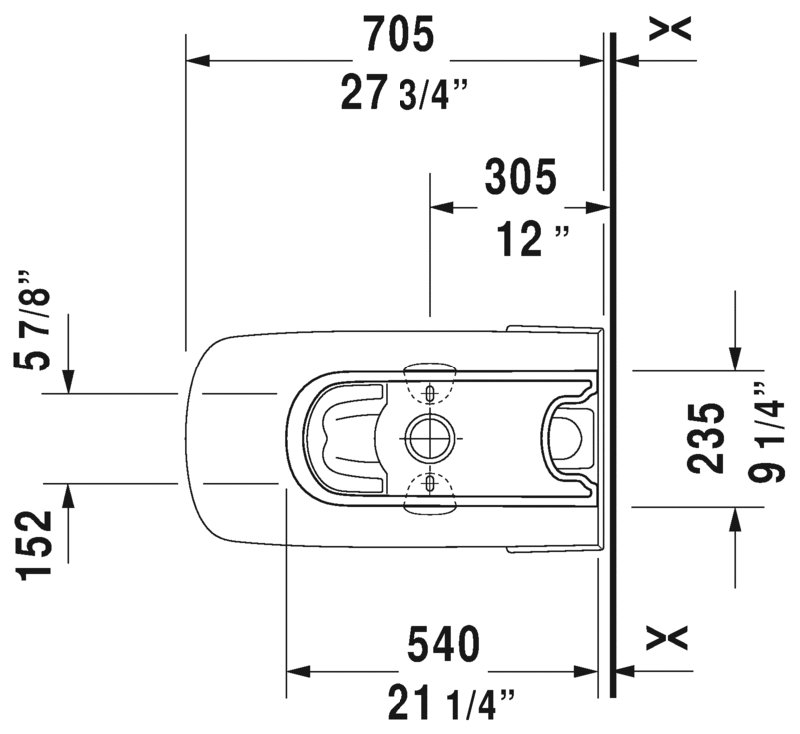 1.28 GPF (Water Efficient) Elongated Two-Piece Toilet (Seat Included)