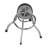 Commercial Grade Chrome Swivel Bar Stool with Vibrant Team Colors  -113702924