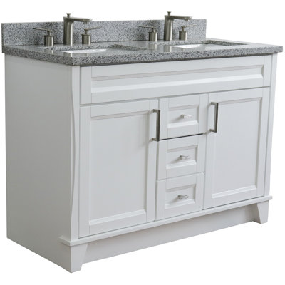 Ensemble de meuble-lavabo double 49 po Abdihamid
