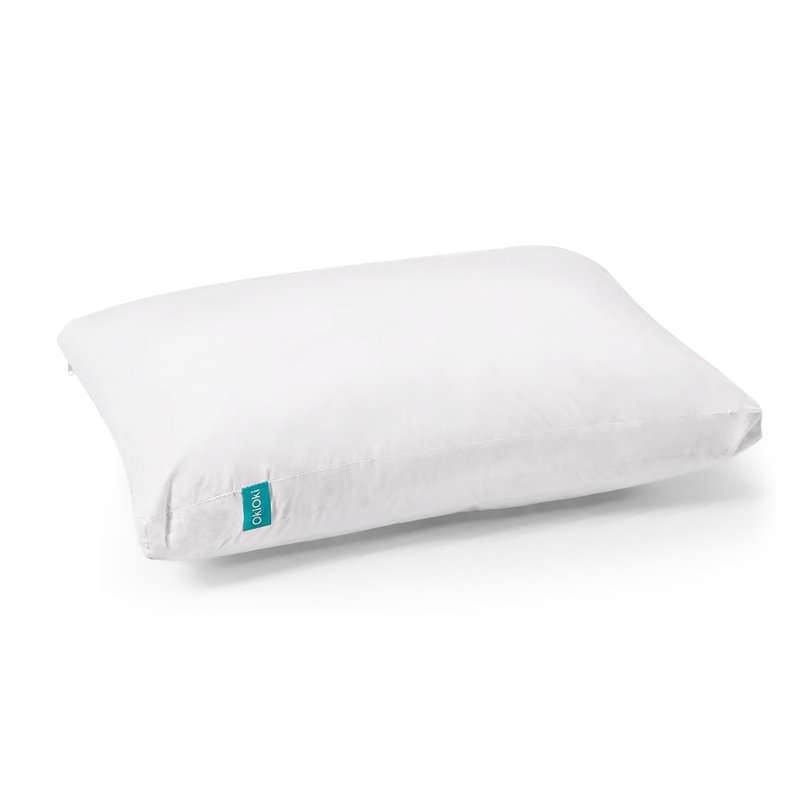 Oreiller standard Swan, 20 x 28, duvet synthétique, hypoallergénique et lavable