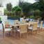 Ensemble repas d'extérieur 9 pièces Marina