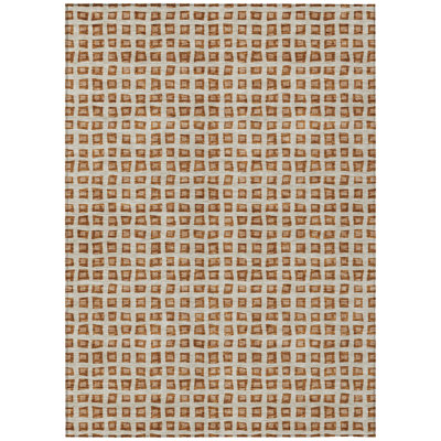 Machine Washable Indoor/Outdoor Chantille ACN727 GeometricRug