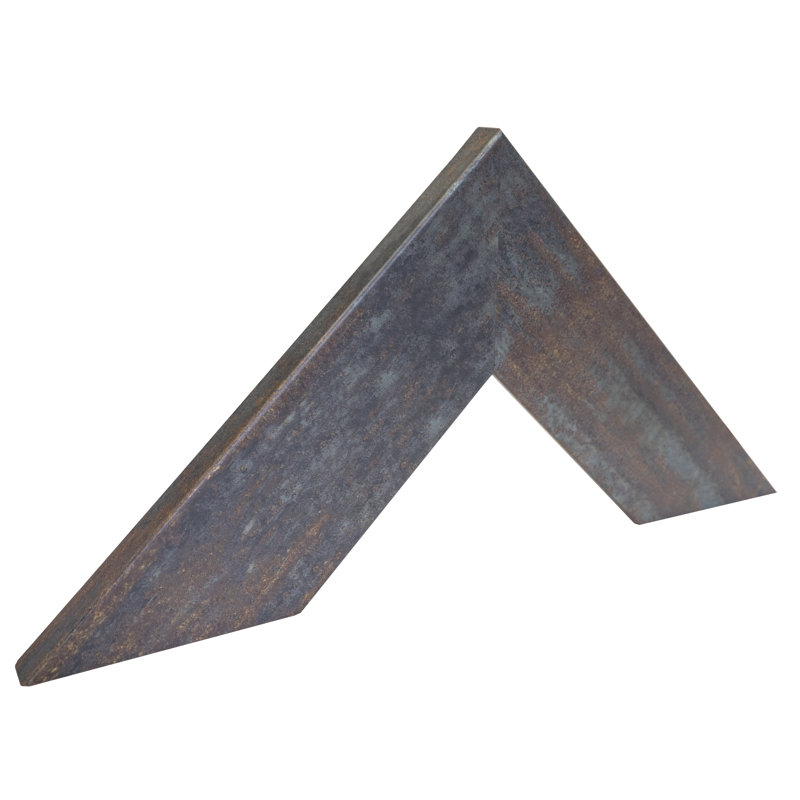 Efemena Engineered Wood Flat Mirror, 76" x 33", Rust/Black