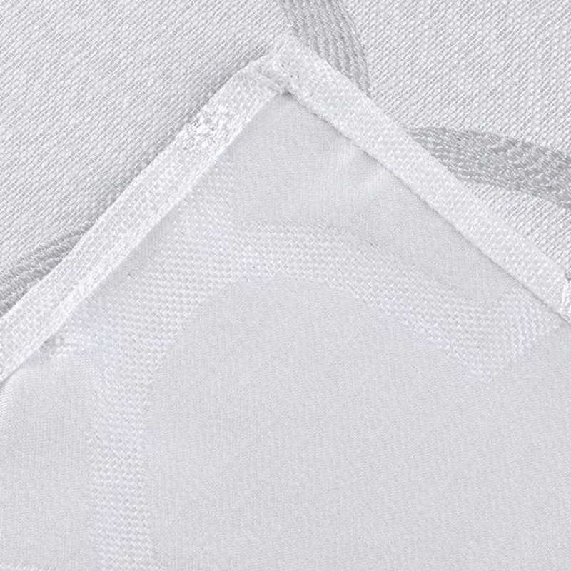 Rideau de douche simple de couleur unie Ludwina, Blanc