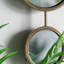 Miroir rond en fer