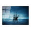 Superbe peinture murale en verre trempé 27,6 po x 39,4 po | 100% verre trempé, épaisseur: 0,16 pouce | Décoration élégante pour le salon ou le bureau, durable et facile à nettoyer, idée de cadeau parfaite