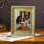 Cadre photo doré antique 1PC pour photos et décorations de bureau 5 "x 7"