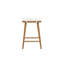Tabouret de bar en bois sans dossier à hauteur de comptoir avec coussin amovible-871875408-847064367-868643907