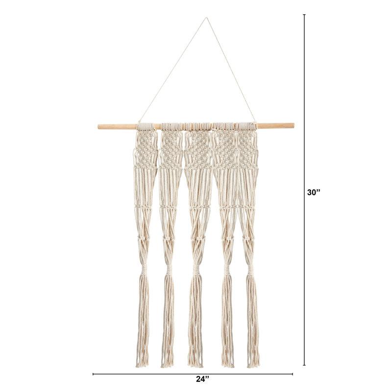 Macrame Knotting Wall Hanging
