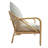 All Weather Polyethylene (PE) Rattan Indoor/Outdoor Lounge Chair, Patio Chair with Cushions and Armrests, Perfect For Patio, Porch, Or Garden-119420572