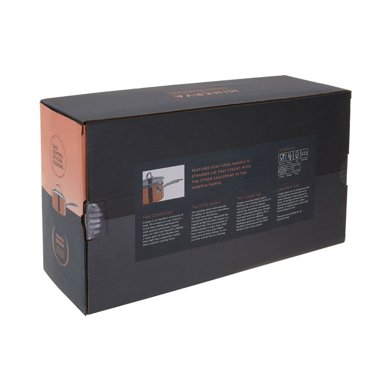 Minerva Copper Saucepan, 16W