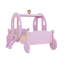 Lit de transport de lit simple en bois avec couronne et lit plateforme avec escalier-71177013