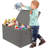 Sorbus Kids Large Toy Storage Chest with Lid, Gray-952044097