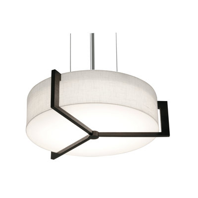 Luminaire suspendu 1 lumière avec accents