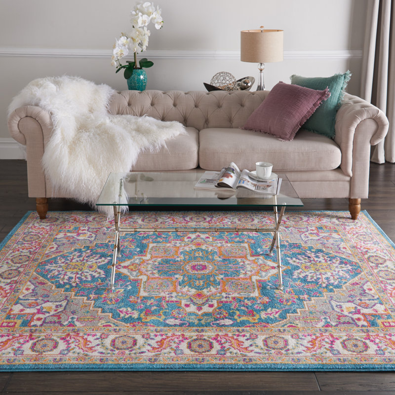Oriental Area Rug, Rectangle 160 x 221cm