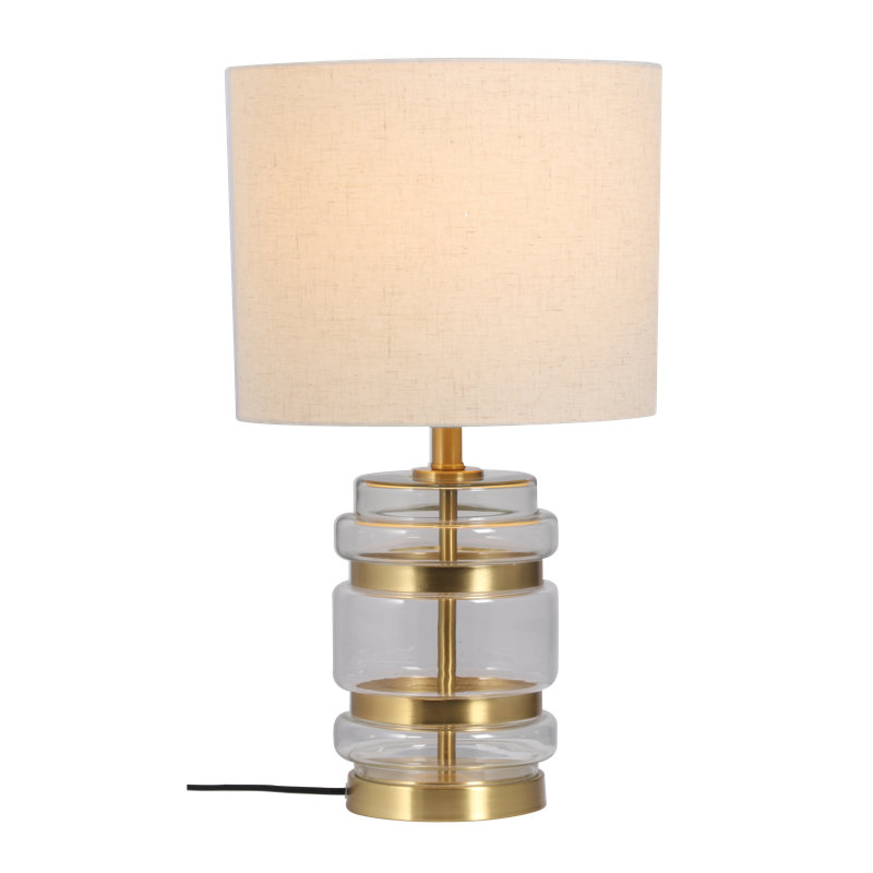 Reeltown Table Lamp, Satin Brass