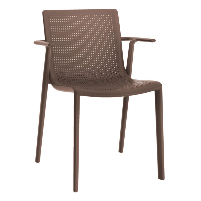Beekat Outdoor Dining Armchair, Chocolate
