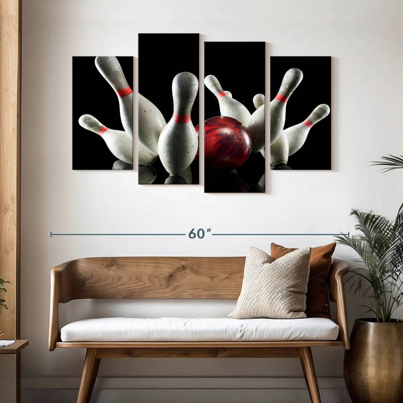 Sireci It's A Strike, 32" H x 52" W