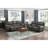 Modern Sofa Plush Design Living Room Power Reclining Loveseat Microfiber Upholstery USB Port Solid Wood Frame Furniture 1Pc-812480600