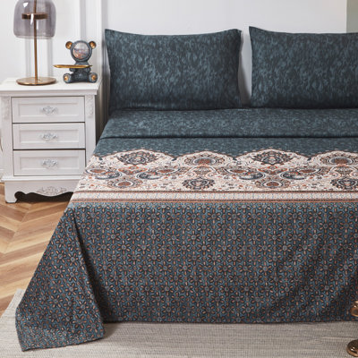 Microfiber Paisley Flat Sheet