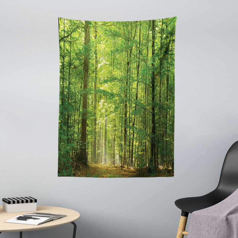 Woodland Foliage Forest Tapestry, 150cm H x 110cm W