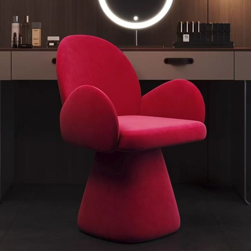 Swivel Accent Chair, Red
