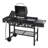 All-In-One Propane Gas Grill With Grilling & Griddling Functions, 745 Sq.Inch Cooking Space, 5 Burners, 56000 BTU Propane Grill,  Heavy-Duty Stand For Backyard Barbecue & Outdoor Cooking