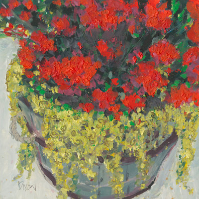 "Potted Plant III" Print on Wrapped Canvas