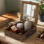 Boîte de rangement décorative avec couvercle à charnière Firwood-1740363338
