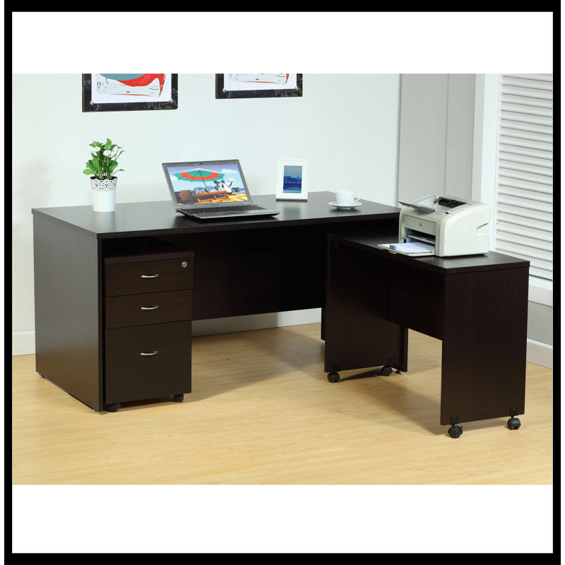 Bureau d'ordinateur l 37 po Newlyn