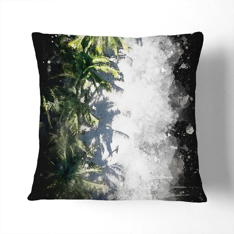 Square Cushion, White, 55cm H x 55cm W x 20cm D