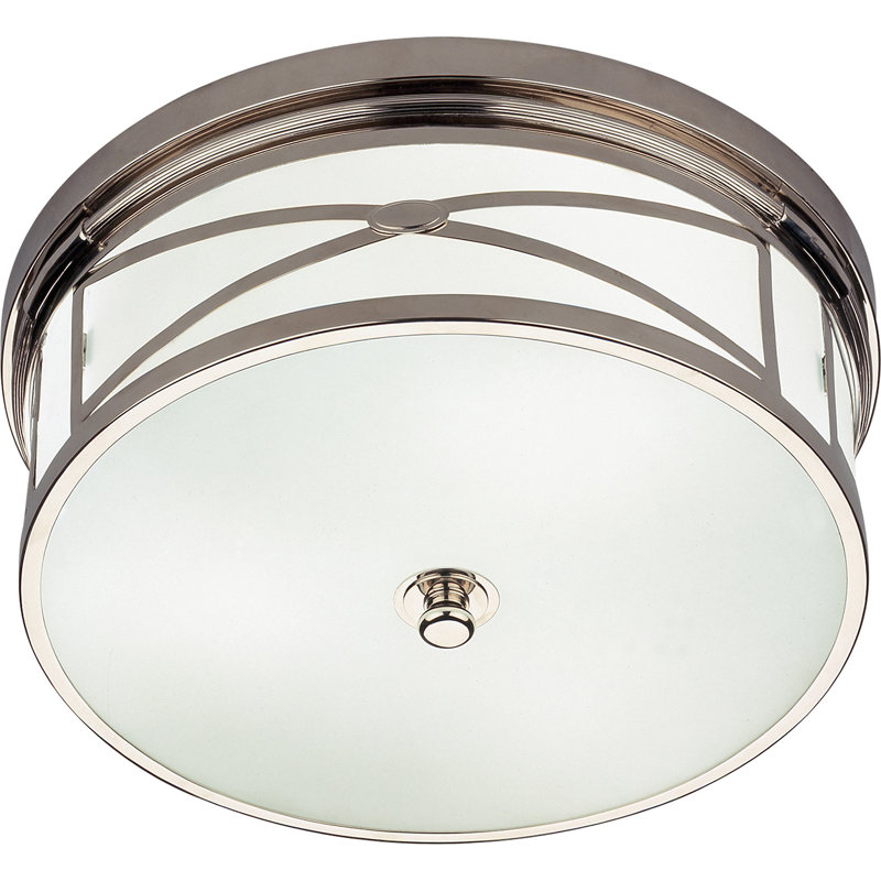 Chase 3 - Light Flush Mount, Polished Nickel