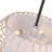 3 - Light Dimmable Rattan - Wrapped Oval Drum Chandelier