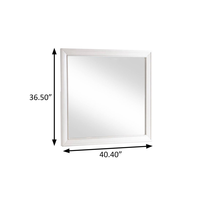 Miroir transitionnel l 40,4 ", chêne blanc