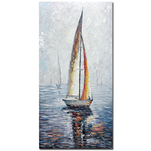 " Sailing Boat On The Sea " Painting Print