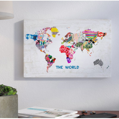 " Hipster Mapa Mundi "