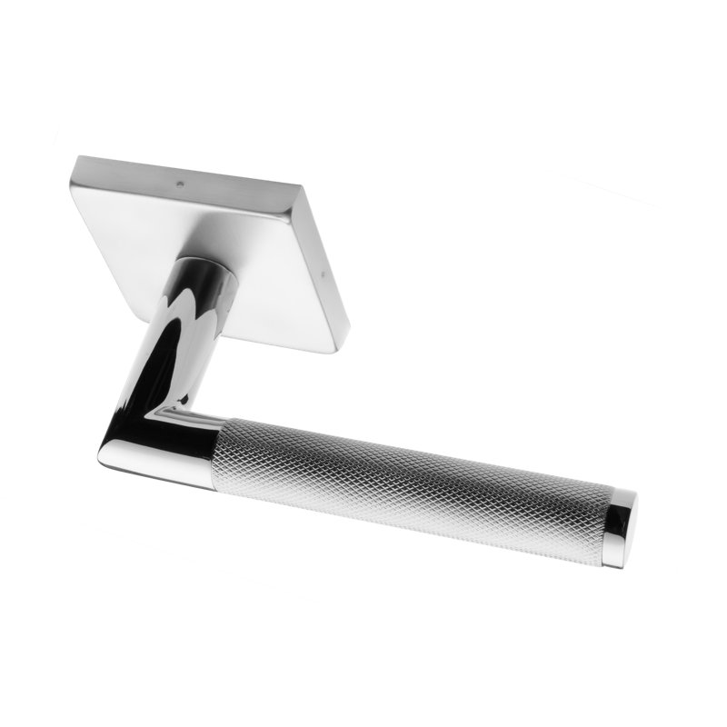 Double Dummy Door Lever, Satin Brass, Double Dummy