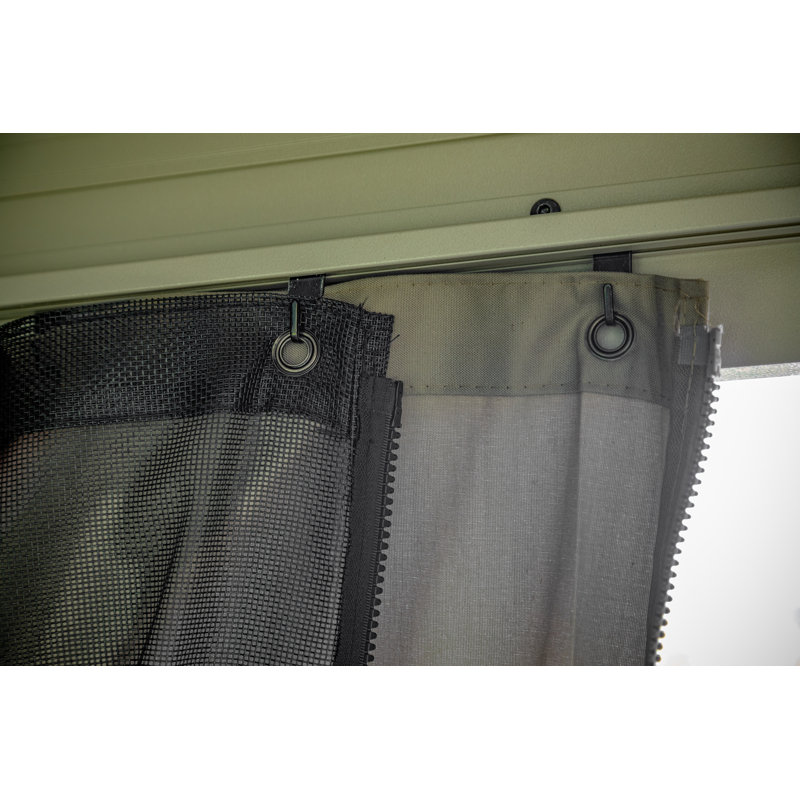 Sojag Taupe Curtains for Messina/Mykonos Gazebo, 10 ft. x 10 ft., Spun Outdoor Shades, 79.5" H x 120" W x 120 " D