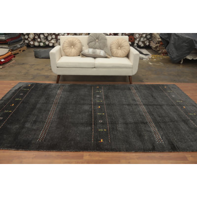 Tapis en laine fait à la main style petits animaux Gabbeh 6 x 10