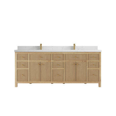 Ensemble de meuble-lavabo double 84 po