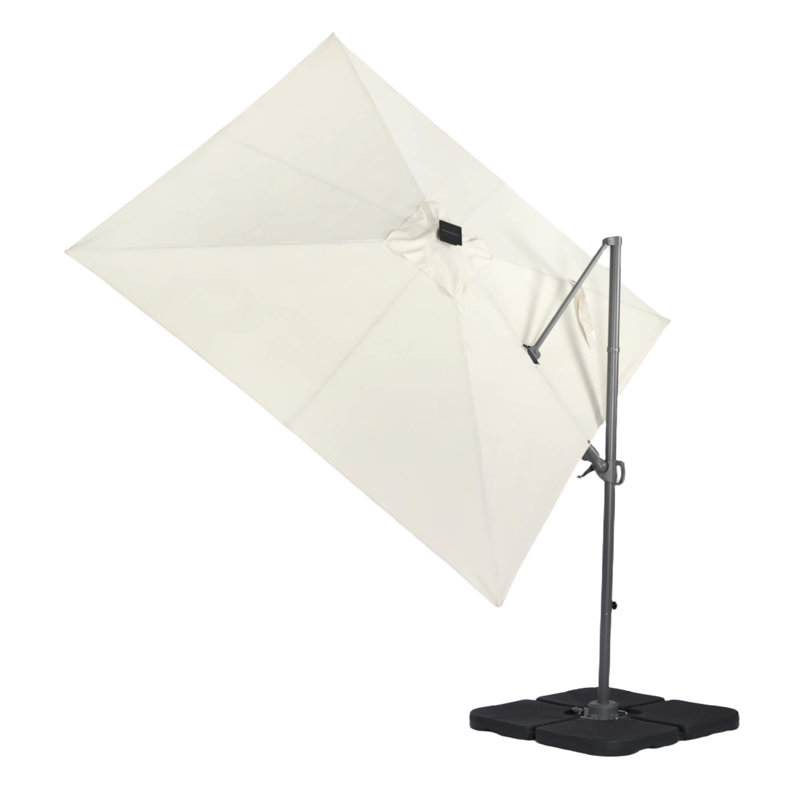 245cm Lighted Cantilever Parasol
