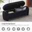 Banc de rangement rembourré avec tabouret Aseeb-333640445